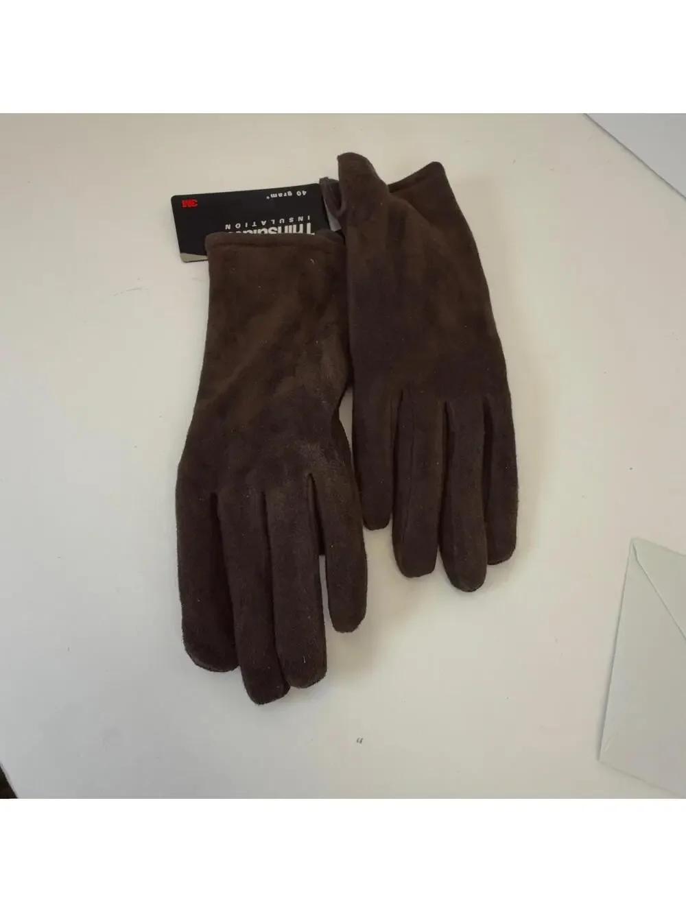 Thinsulate 40g Professional Leather Gloves‎ Women's Size S Brown NEW